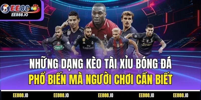 Những Dạng Kèo Tài Xỉu Bóng Đá Phổ Biến Mà Người Chơi Cần Biết